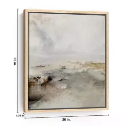 Best Kirklands Home Isolation Framed Canvas Art Print Gray