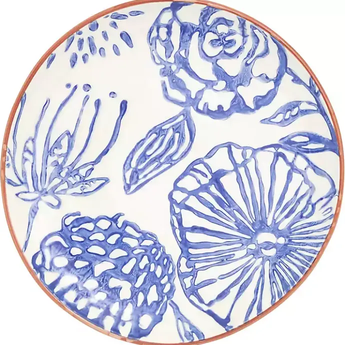Clearance Kirklands Home Ivory and Blue Floral 16-pc. Dinnerware Set