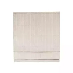 Outlet Kirklands Home Basketweave Cordless Roman Shade, 27 in. Ivory