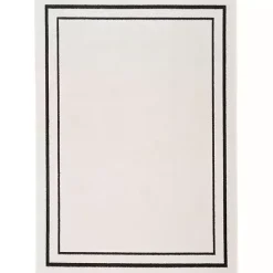Clearance Kirklands Home Bordered Indoor/Outdoor Area Rug, 5x7 Ivory