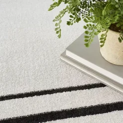 Clearance Kirklands Home Bordered Indoor/Outdoor Area Rug, 5x7 Ivory