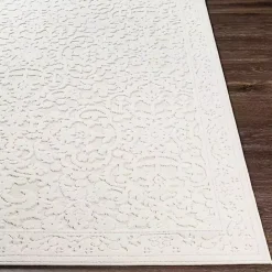 Sale Kirklands Home Ivory Botanical Bohemian Area Rug, 8x10 White