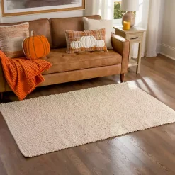 Sale Kirklands Home Boucle Area Rug, 4x6 Ivory