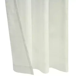 Discount Kirklands Home Boucle Sheer Single Curtain Panel, 84 in. Ivory
