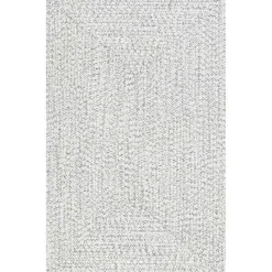 Best Kirklands Home Ivory Braided Lefebvre Area Rug, 10x14 White