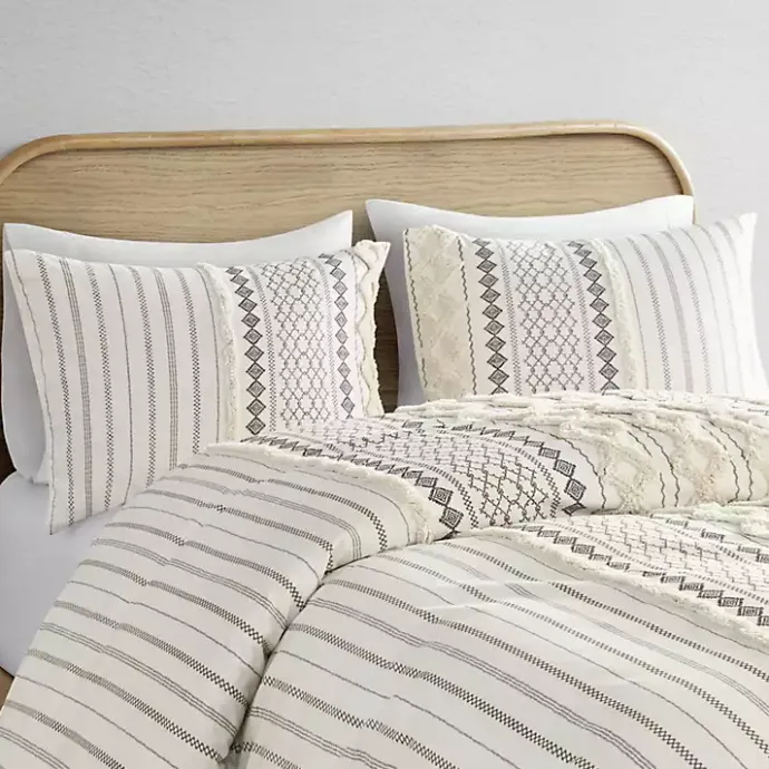 Discount Kirklands Home Cotton Tufted Full/Queen 3-pc. Comforter Set Ivory