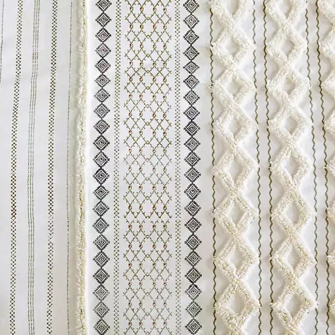 Discount Kirklands Home Cotton Tufted Full/Queen 3-pc. Comforter Set Ivory