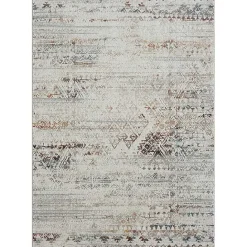Clearance Kirklands Home Distressed Medallion Washable Area Rug, 7x9 Ivory