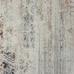 Clearance Kirklands Home Distressed Medallion Washable Area Rug, 7x9 Ivory