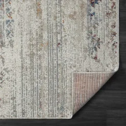 Clearance Kirklands Home Distressed Medallion Washable Area Rug, 7x9 Ivory