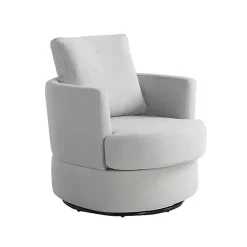 New Kirklands Home Ivory Elmhurst Swivel Accent Chair White