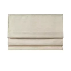 Discount Kirklands Home Faux Silk Room Darkening Roman Shade, 35 in. Ivory