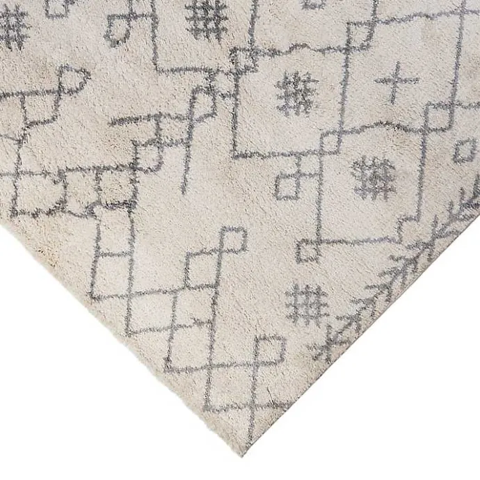 Best Kirklands Home Geometric Area Rug, 8x10 Ivory
