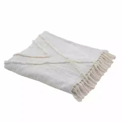 Hot Kirklands Home Geometric Queen Coverlet Ivory