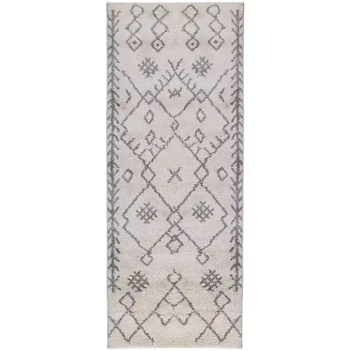 Best Kirklands Home Geometric Runner Ivory