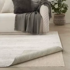 New Kirklands Home Gridlock Non-Slip Rug Pad, 6x9 Ivory