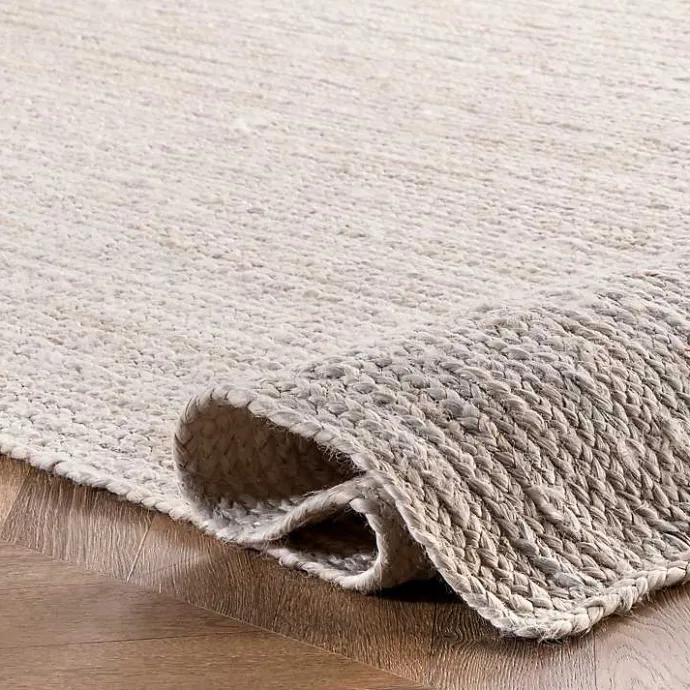 Online Kirklands Home Hand Woven Rigo Jute Area Rug, 9x12 Ivory