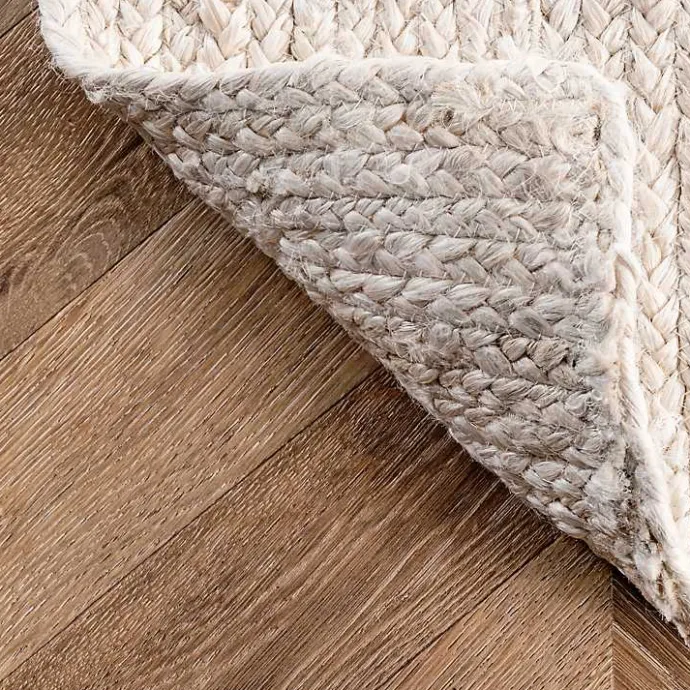 Online Kirklands Home Hand Woven Rigo Jute Area Rug, 9x12 Ivory