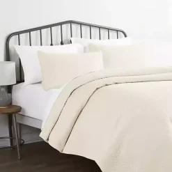 Online Kirklands Home Herringbone Quilted 3-pc. King Coverlet Set Ivory