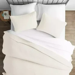 Clearance Kirklands Home Herringbone Quilted 3-pc. Queen Coverlet Set Ivory