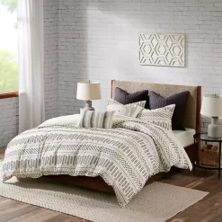 Discount Kirklands Home Ivory Jacquard Full/Queen 3-pc. Comforter Set