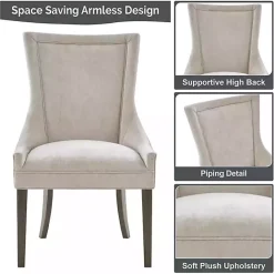New Kirklands Home Madison Park Ultra Dining Chairs, Set of 2 Ivory