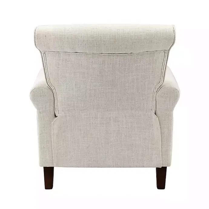 Best Kirklands Home Miriam Nailhead Trim Armchair Ivory