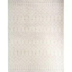 Discount Kirklands Home Moroccan Washable Area Rug, 5x7 Ivory