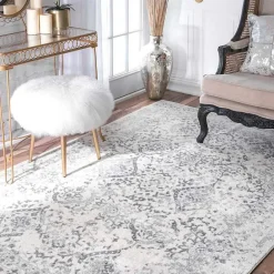 Hot Kirklands Home Ivory Odell Area Rug, 8x12