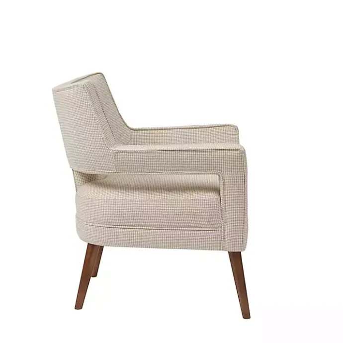 Sale Kirklands Home Open Back Mid-Century Modern Armchair Ivory