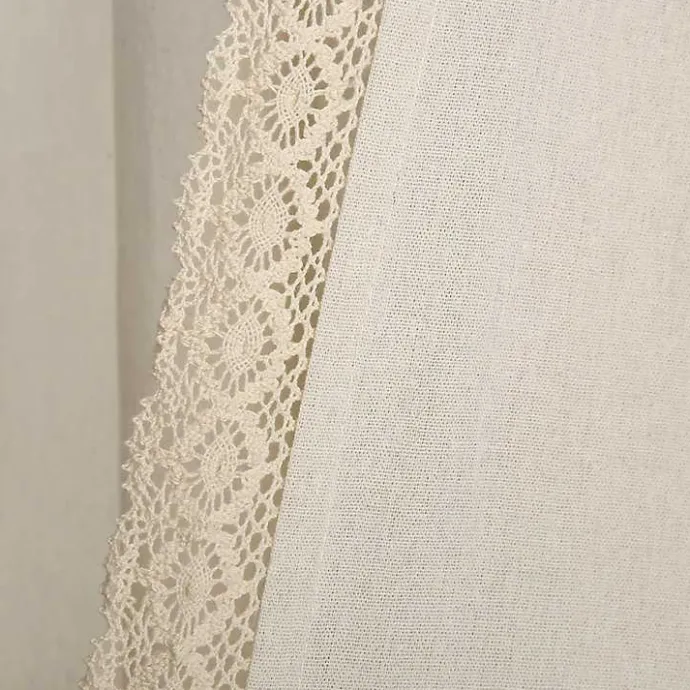Kirklands Home Rosalie Curtain Panel Set, 95 in. Ivory