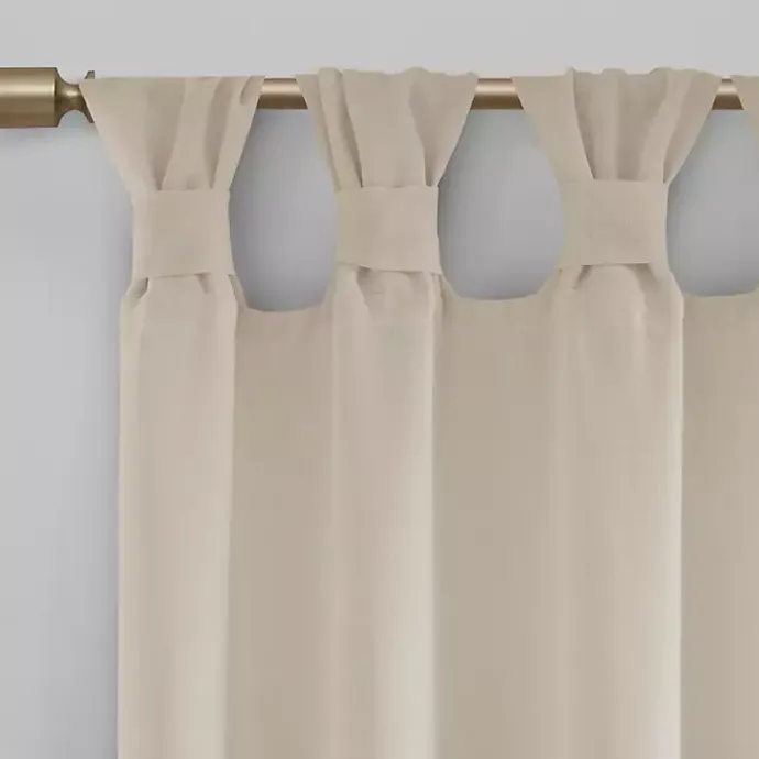 Clearance Kirklands Home Rosette Tab Top Curtain Panel, 63 in. Ivory