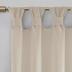 Hot Kirklands Home Rosette Tab Top Curtain Panel, 95 in. Ivory