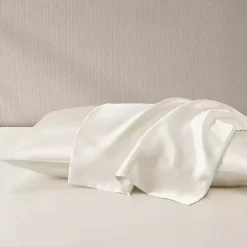 Sale Kirklands Home Satin King 2-pc. Pillow Case Set Ivory