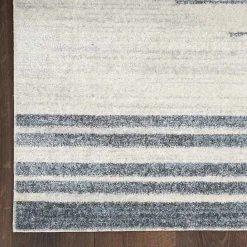 Kirklands Home Ivory Striated Sphere Washable Runner, 2x10