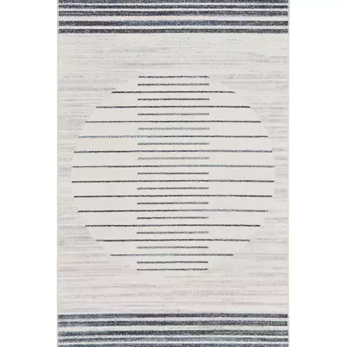 Outlet Kirklands Home Ivory Striated Sphere Washable Area Rug, 2x4