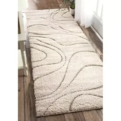 Outlet Kirklands Home Swirl Carolyn Runner Ivory