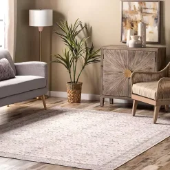 Outlet Kirklands Home Transitional Floral Area Rug, 8x10 Ivory