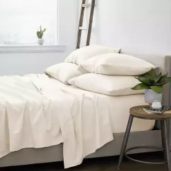 Outlet Kirklands Home Ultra Soft 6-pc. California King Sheet Set Ivory
