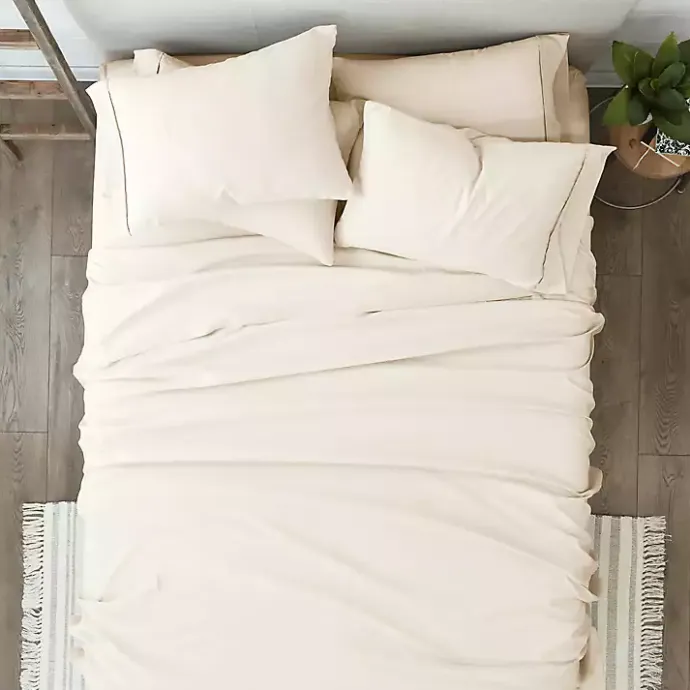 Sale Kirklands Home Ultra Soft 6-pc. Queen Sheet Set Ivory