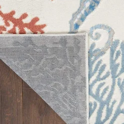 Kirklands Home Ivory Underwater Paradise Area Rug, 5x7