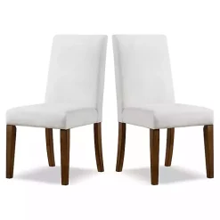 Online Kirklands Home Upholstered Katie Dining Chairs, Set of 2 Ivory