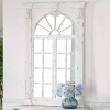 Hot Kirklands Home Ivory Window Frame Beveled Mirror