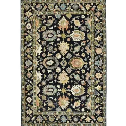 Online Kirklands Home Jackson Black Hand-Tufted Area Rug, 5x7