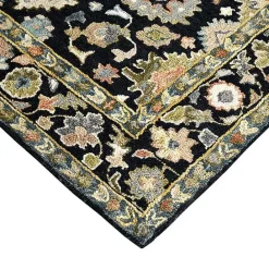 Online Kirklands Home Jackson Black Hand-Tufted Area Rug, 5x7