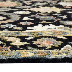 Online Kirklands Home Jackson Black Hand-Tufted Area Rug, 5x7