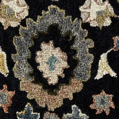 Online Kirklands Home Jackson Black Hand-Tufted Area Rug, 5x7
