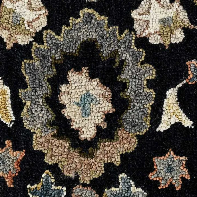 Online Kirklands Home Jackson Black Hand-Tufted Area Rug, 5x7