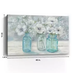 Sale Kirklands Home Jar Bouquet Landscape Giclee Canvas Art Print Multi