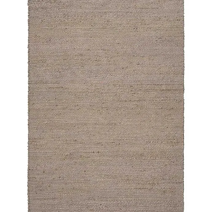 Kirklands Home Jaxon Natural Jute Area Rug, 4x6 Gray